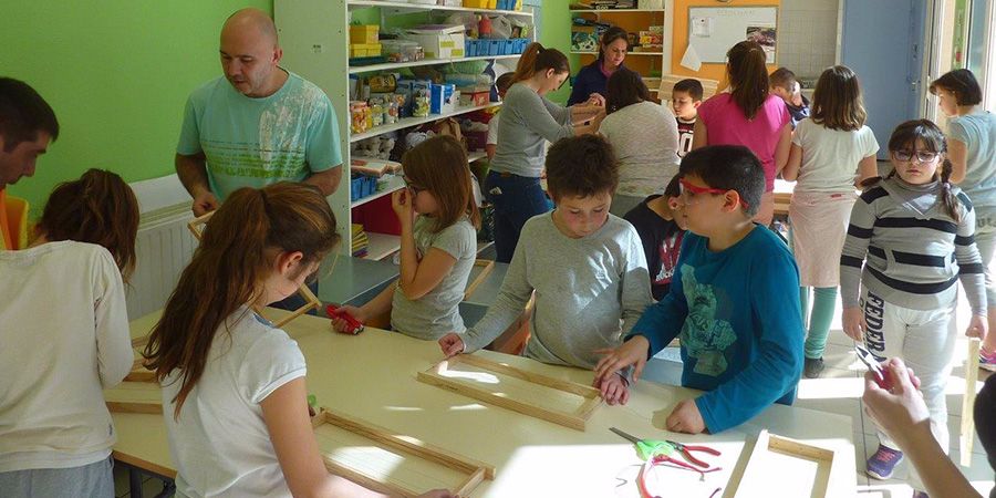 Montage des cadres de ruche