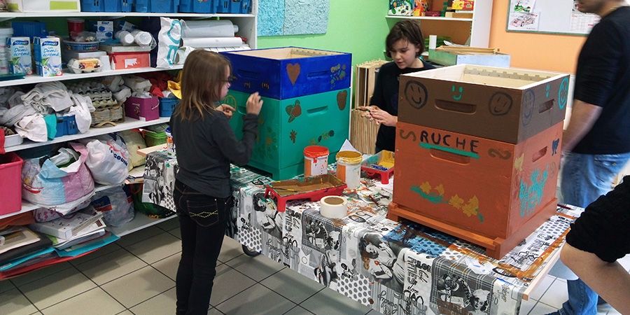 Peinture et décoration des ruches